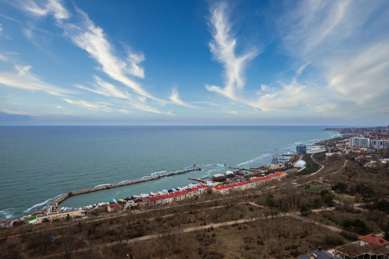 44 Pearl 1-Bedroom Panoramic Sea View Apartment Odessa Eksteriør billede